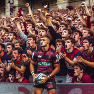 Le soutien indéfectible des fans de Matthieu Jalibert à Bordeaux