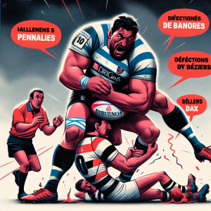 Conséquences des sanctions en Pro D2 : Les défis de Dax et les déductions pour Béziers et Biarritz